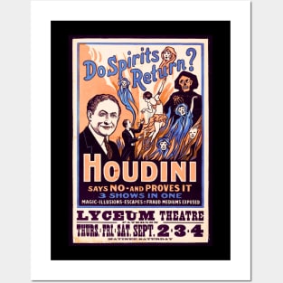 Vintage Houdini/ Halloween Posters and Art